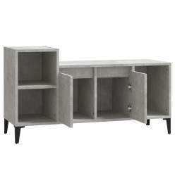 Meuble TV Gris béton 100x35x55 cm Bois d'ingénierie