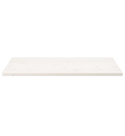 Dessus de table blanc 100x60x2,5 cm bois de pin massif