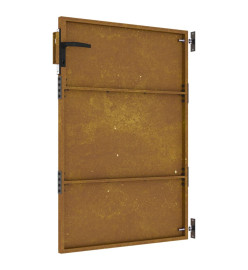 Portail de jardin 85x125 cm acier corten