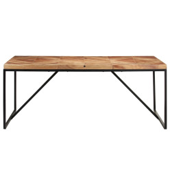 Table à dîner 180x90x76 cm Bois massif d'acacia et de manguier