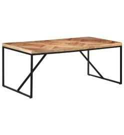 Table à dîner 180x90x76 cm Bois massif d'acacia et de manguier