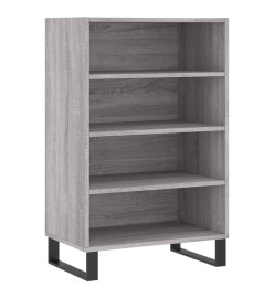 Buffet haut sonoma gris 57x35x90 cm bois d'ingénierie