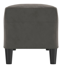 Banc Gris foncé 100x35x41 cm Velours