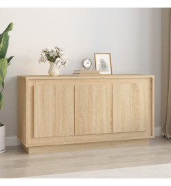 Buffet chêne sonoma 102x35x55 cm bois d'ingénierie