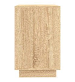 Buffet chêne sonoma 102x35x55 cm bois d'ingénierie