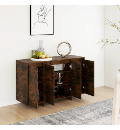 Buffet Chêne fumé 120x41x75 cm Aggloméré