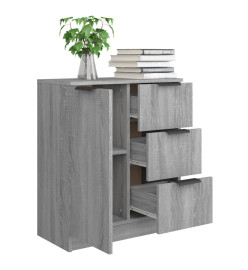 Buffet Sonoma gris 60x30x70 cm Bois d'ingénierie