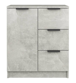 Buffet Gris béton 60x30x70 cm Bois d'ingénierie