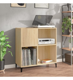 Armoire à disques chêne sonoma 84,5x38x89 cm bois d'ingénierie