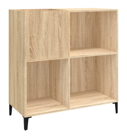 Armoire à disques chêne sonoma 84,5x38x89 cm bois d'ingénierie