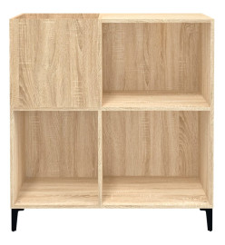Armoire à disques chêne sonoma 84,5x38x89 cm bois d'ingénierie