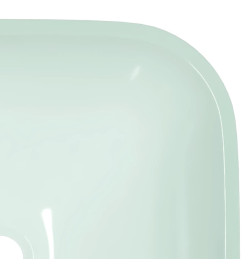 Lavabo Verre 42x42x14 cm Blanc