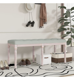 Banc Gris clair 110x40x49 cm Velours