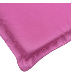 Coussin de chaise longue rose tissu oxford