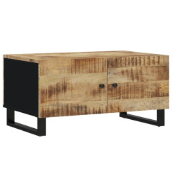 Table basse 80x50x40 cm Bois de manguier solide et d'ingénierie