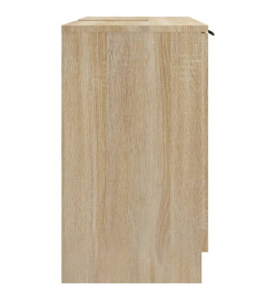 Armoire salle de bain Chêne sonoma 64,5x33,5x59 cm