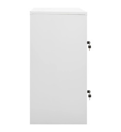 Armoire à casiers Gris clair et vert 90x45x92,5 cm Acier