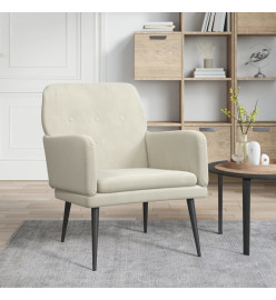 Fauteuil Crème 62x79x79 cm Velours