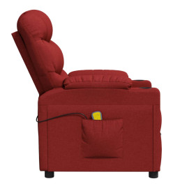 Fauteuil de massage Rouge bordeaux Tissu