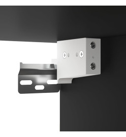 Armoire murale suspendue Noir 69,5x32,5x90 cm