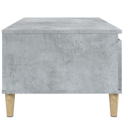 Table basse Gris béton 90x50x36,5 cm Bois d'ingénierie