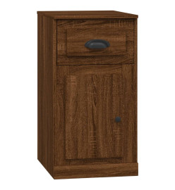 Armoire latérale avec tiroir chêne marron 40x50x75 cm