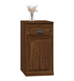 Armoire latérale avec tiroir chêne marron 40x50x75 cm
