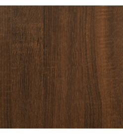 Armoire latérale avec tiroir chêne marron 40x50x75 cm