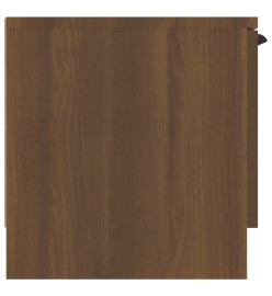 Meuble TV Chêne marron 102x35x36,5 cm Bois d'ingénierie