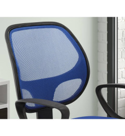 Rousseau Chaise de bureau Hippa Polyester Bleu