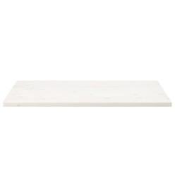 Dessus de table blanc 110x60x2,5 cm bois de pin massif