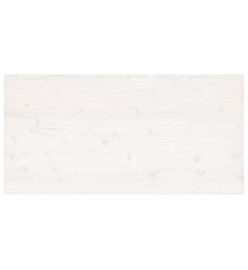 Dessus de table blanc 110x60x2,5 cm bois de pin massif