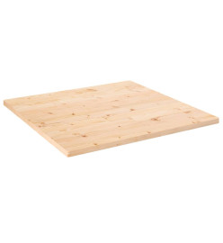 Dessus de table 80x80x2,5 cm bois de pin massif