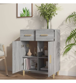 Buffet Sonoma gris 69,5x34x89 cm Bois d'ingénierie