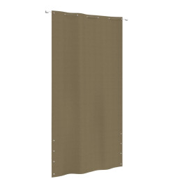 Écran de balcon Taupe 140x240 cm Tissu Oxford