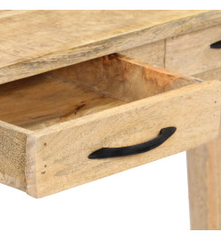 Table console 115x40x75 cm Bois de manguier massif brut