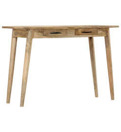 Table console 115x40x75 cm Bois de manguier massif brut