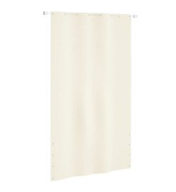 Écran de balcon Crème 140x240 cm Tissu Oxford