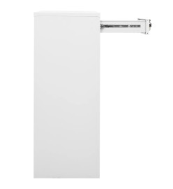 Armoire de bureau Blanc 90x40x102 cm Acier