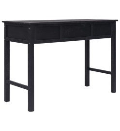 Table console Noir 110x45x76 cm Bois