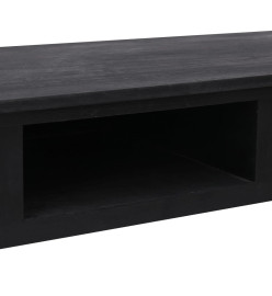 Table console Noir 110x45x76 cm Bois