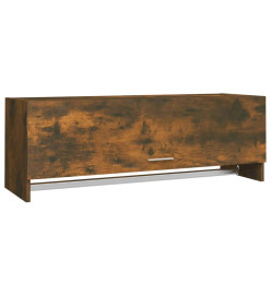 Garde-robe Chêne fumé 100x32,5x35 cm Bois d'ingénierie