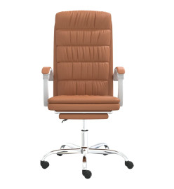 Fauteuil inclinable de bureau Marron Similicuir