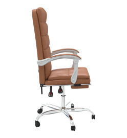 Fauteuil inclinable de bureau Marron Similicuir