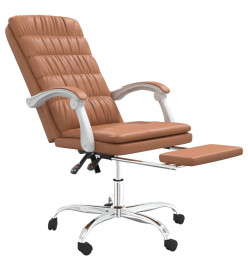 Fauteuil inclinable de bureau Marron Similicuir