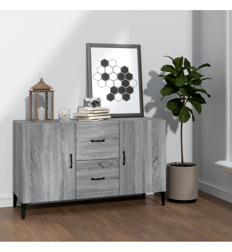 Buffet sonoma gris 100x36x60 cm bois d'ingénierie Buffet sonoma gris 100x36x60 cm bois d'ingénierie