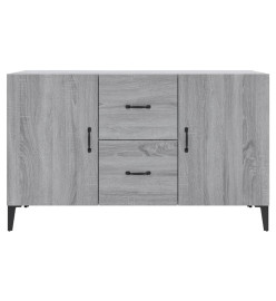 Buffet sonoma gris 100x36x60 cm bois d'ingénierie