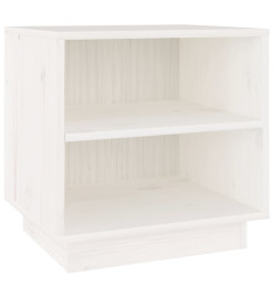 Tables de chevet 2 pcs Blanc 40x34x40 cm Bois de pin solide