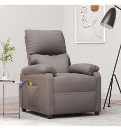 Fauteuil de massage Taupe Tissu