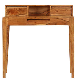 Bureau avec tiroirs Bois massif 88 x 50 x 90 cm